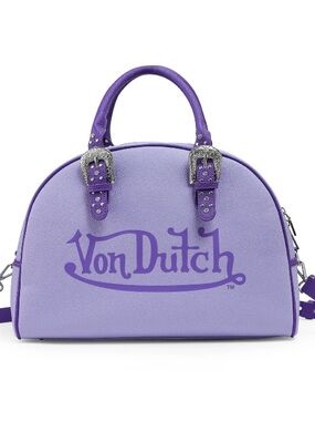 Von Dutch Lavender and Purple DUFFLE BOWLING BAG